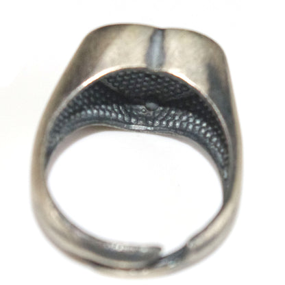 PAUL Heart silver Chevalier ring vintage #MS089AN - MARIA SALVADOR