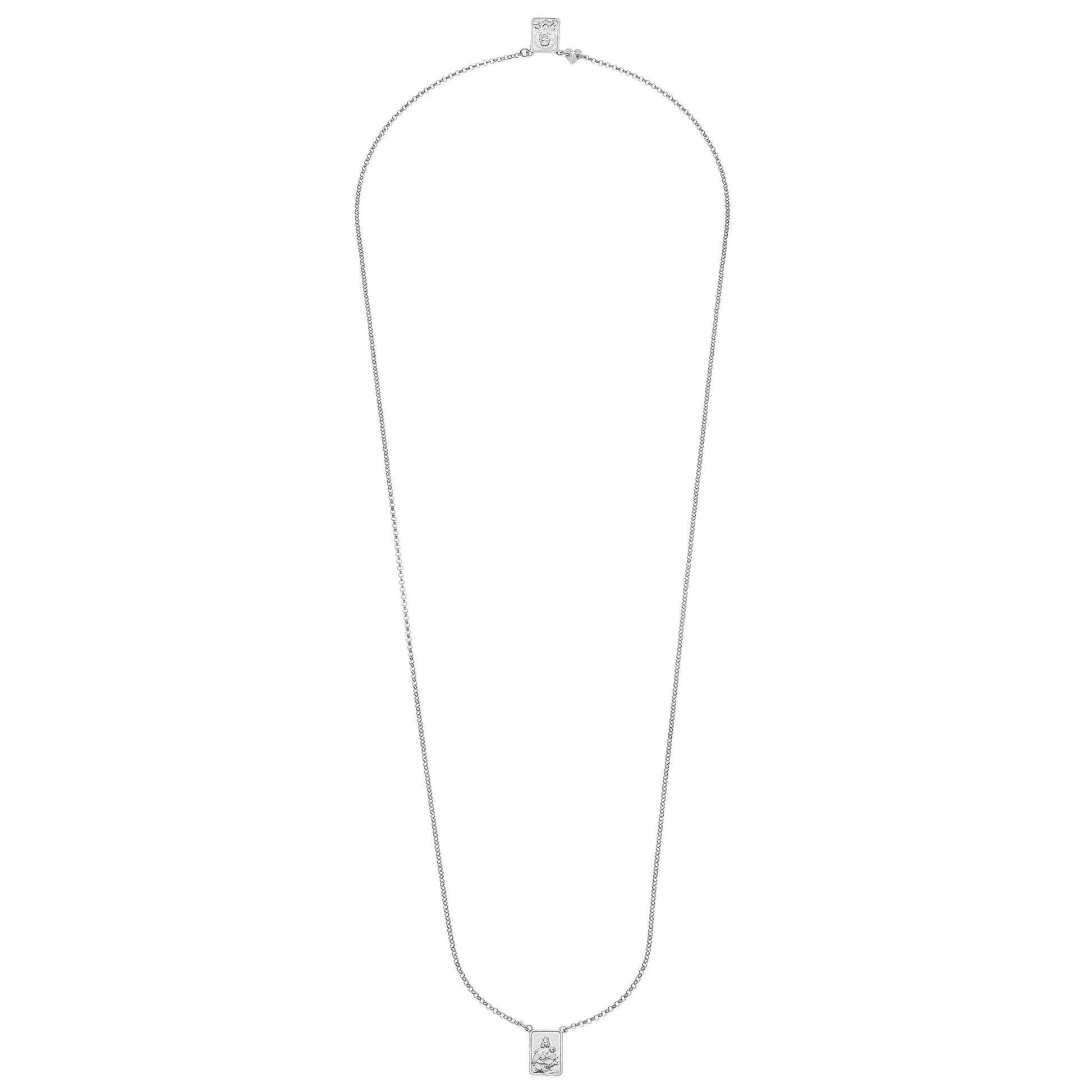 Scapular escapulario sterling silver necklace #MS020CL - MARIA SALVADOR