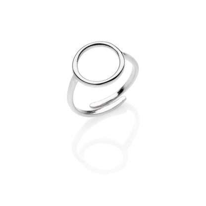 Circle PITAGORA 925 sterling silver ring #MS059AN - MARIA SALVADOR