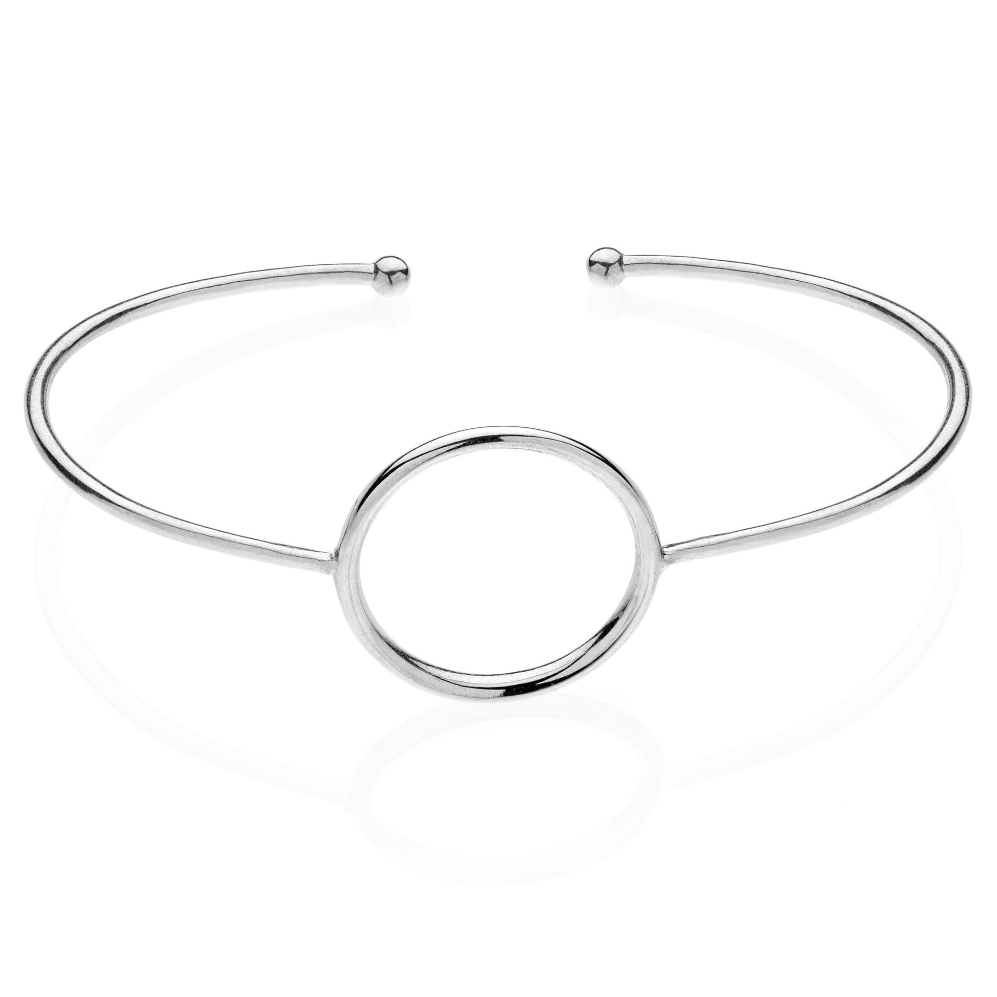 PITAGORA sterling silver circle bracelet #MS033BR - MARIA SALVADOR