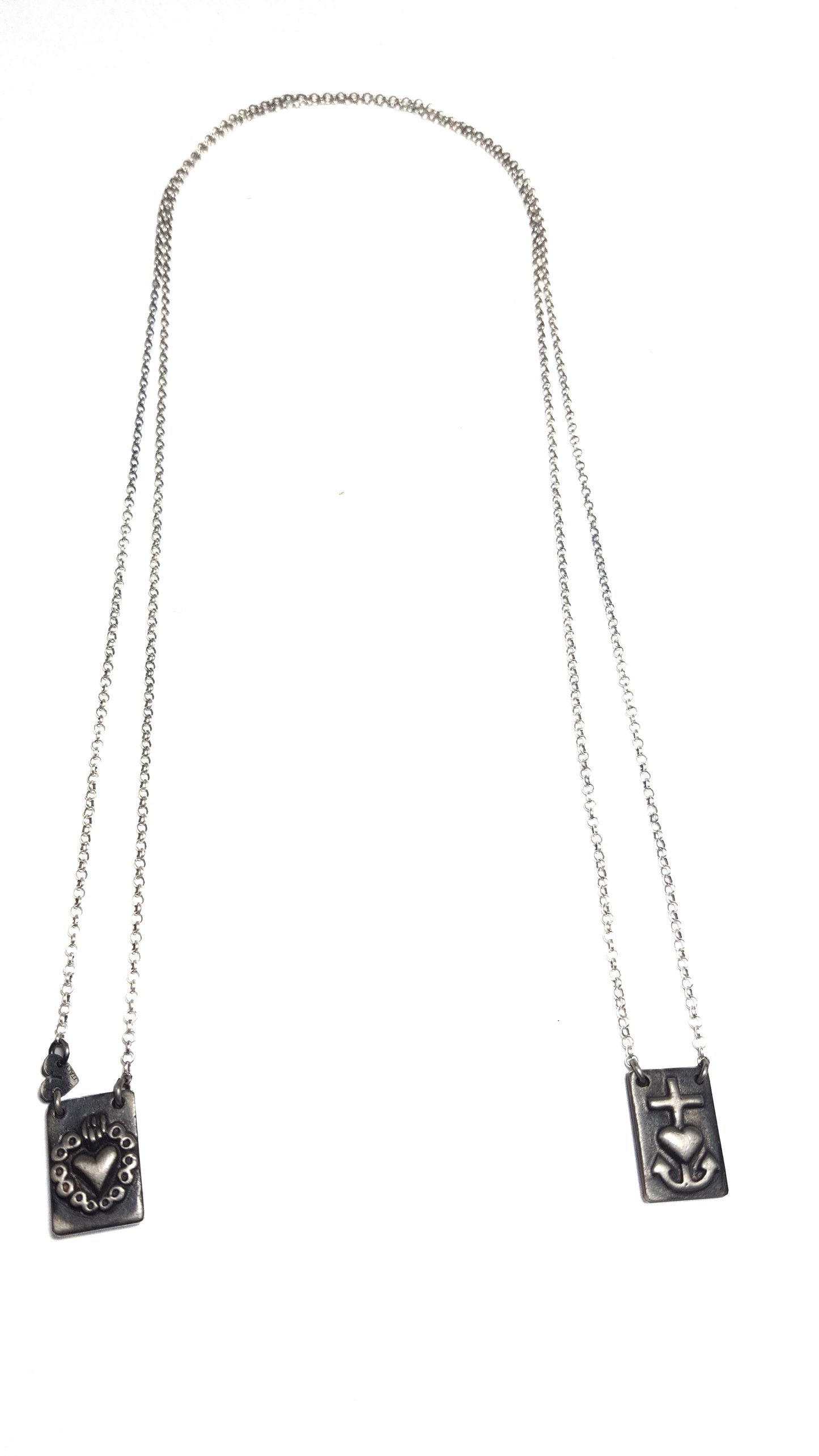 Escapulario Hope Faith Love necklace #MS103CL - MARIA SALVADOR